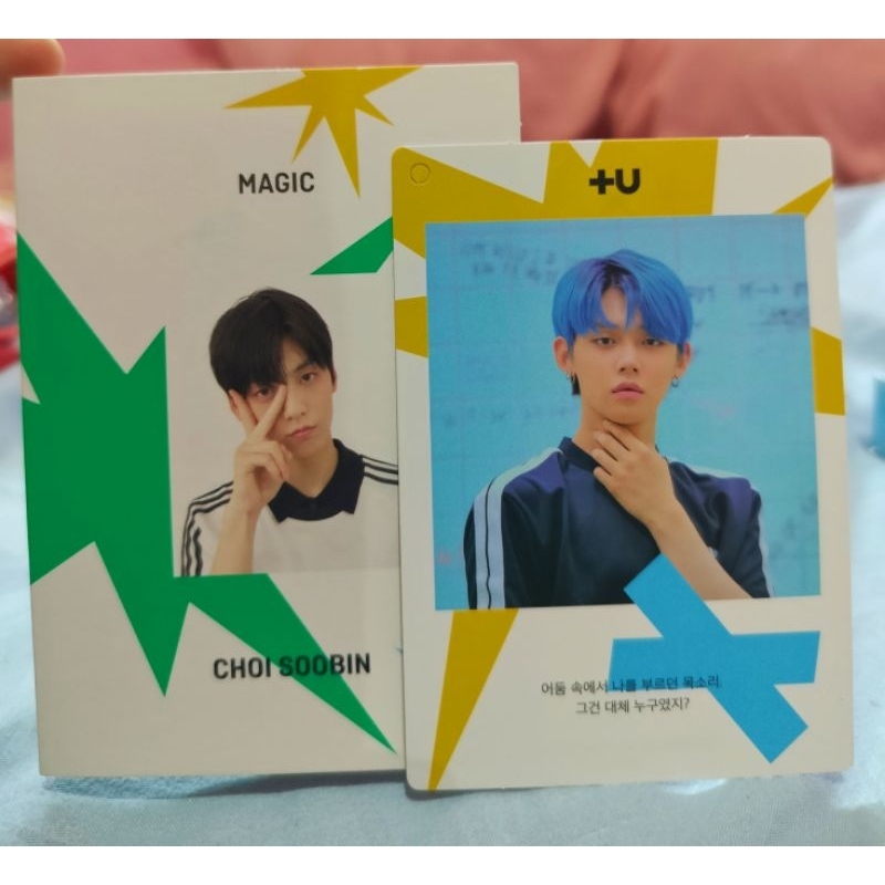 TXT TDC MAGIC Photocard Yeonjun & Cover+Notes Soobin