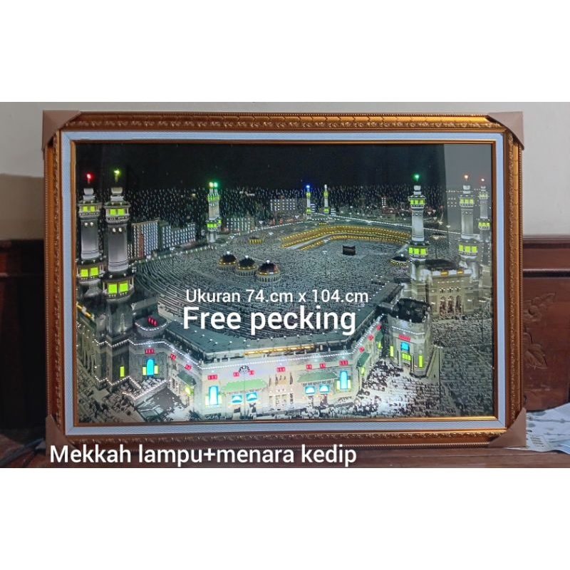 Mekkah lampu+menara kedip..