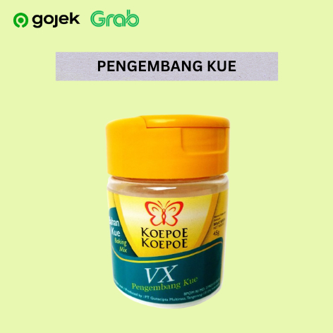 

Koepoe VX Pengembang Kue 45 Gram