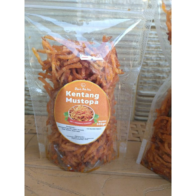 

kentang mustopa Ebi+bawang goreng 100gr muantap pisan