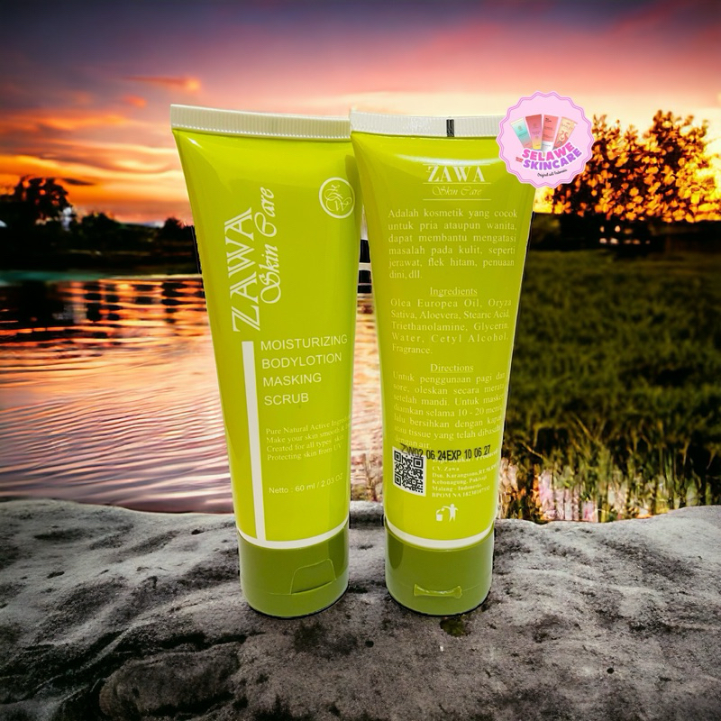 ZAWA SKIN CARE TUBE 2 PCS ORIGINAL BPOM NA EXP 2028