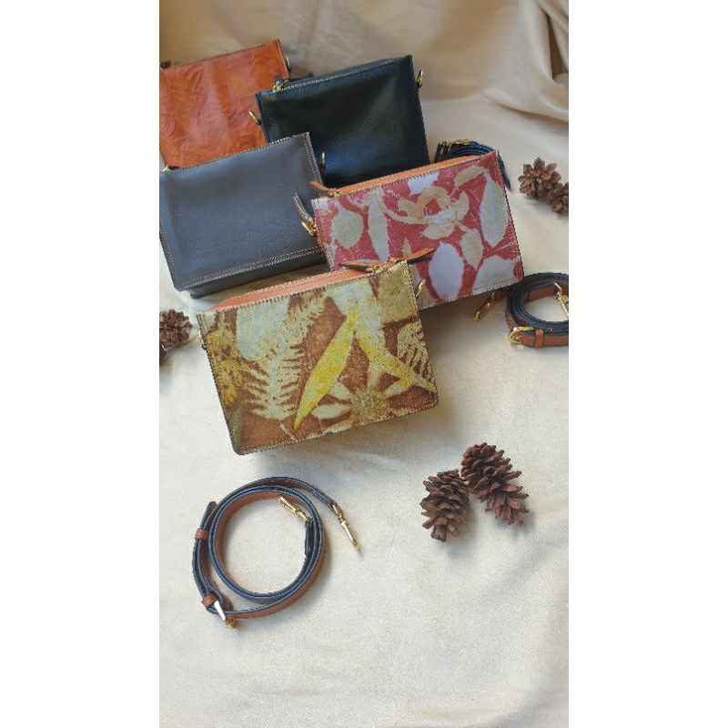 slingbag kulit cewek / tas tanggulangin