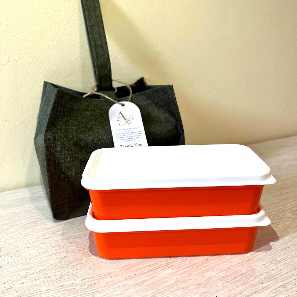 SOUVENIR TOTEBAG WEDDING GIFT / ULANG TAHUN ANAK SET KOTAK MAKAN KUBOX