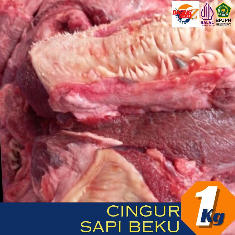 

Daging CINGUR (bibir sapi) SAPI 500gr Halal Frozen