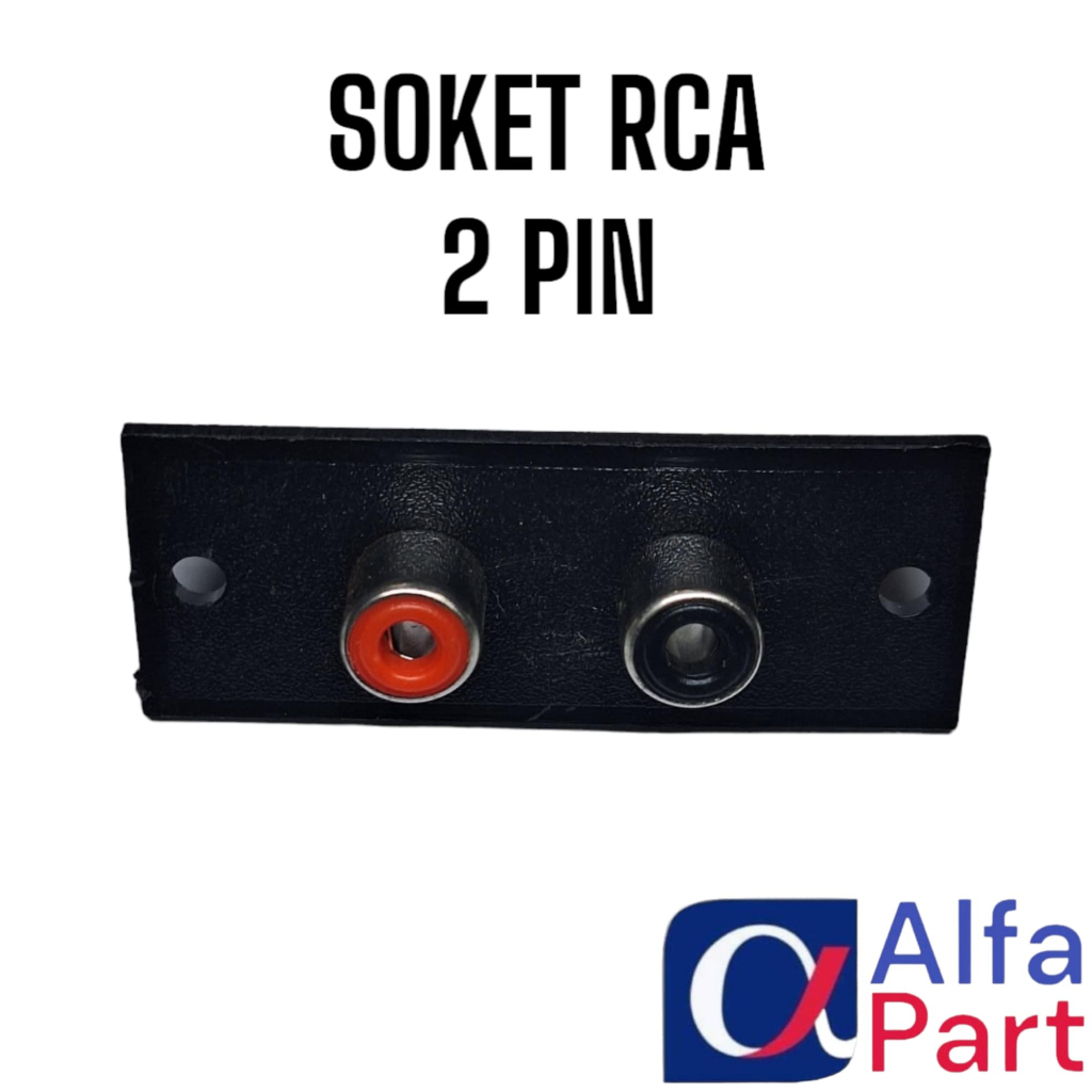 SOKET RCA ISI 2 SOKET RCA