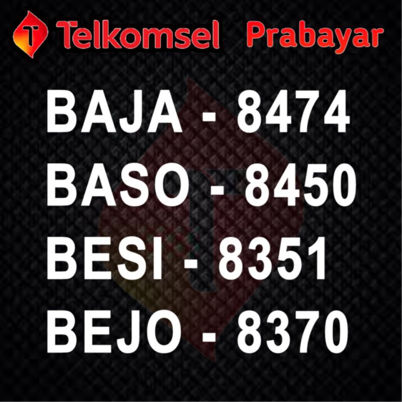 nomor cantik Telkomsel identitas 8474 8351 8450 8370