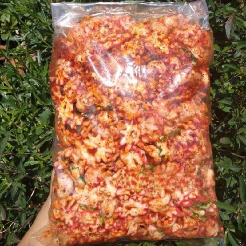 

seblak kerupuk bintang pedas daun jeruk 250gr