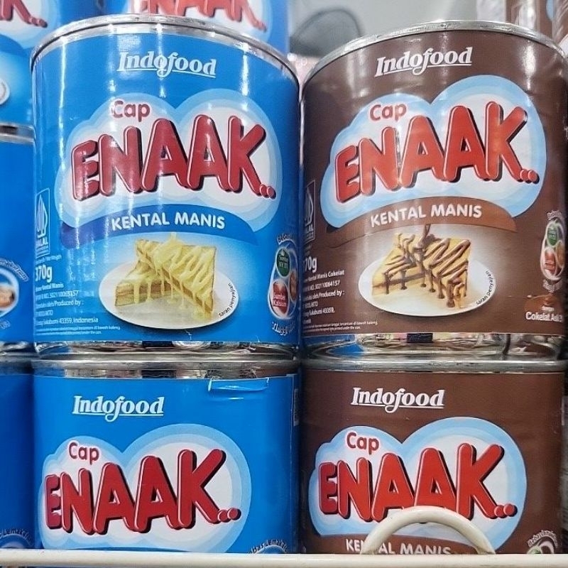 

ENAAK KALENG PUTIH/COKLAT 370GR