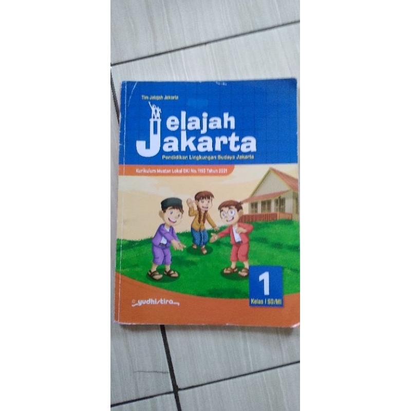 Buku Jelajah Jakarta PLBJ Kelas 1 Yudhistira