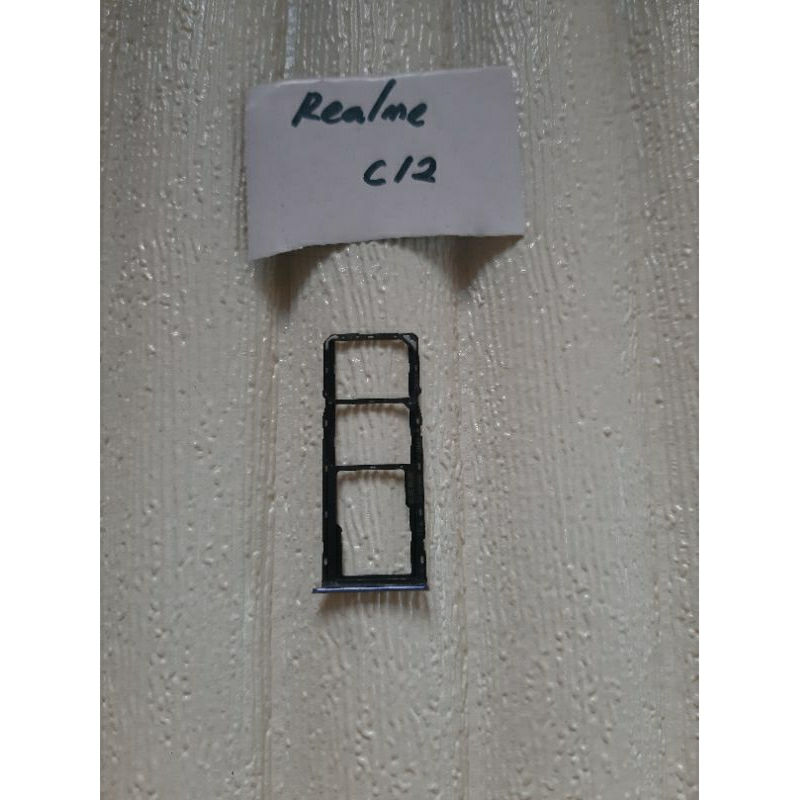 sim tray slot tempat kartu sim Card Realme C12 Copotan