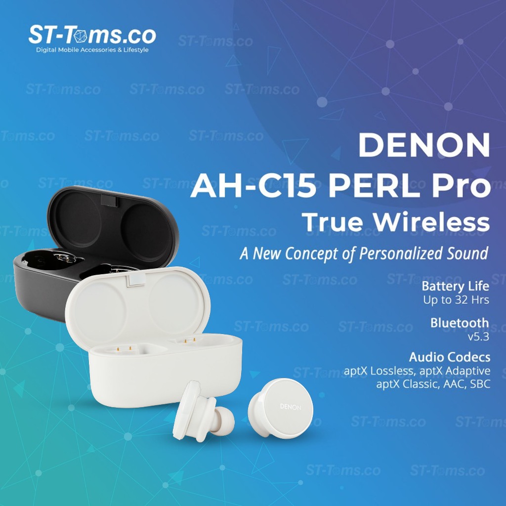 Denon AHC-15PL AH-C15PL Perl Pro True Wireless TWS ANC Qualcomm aptX
