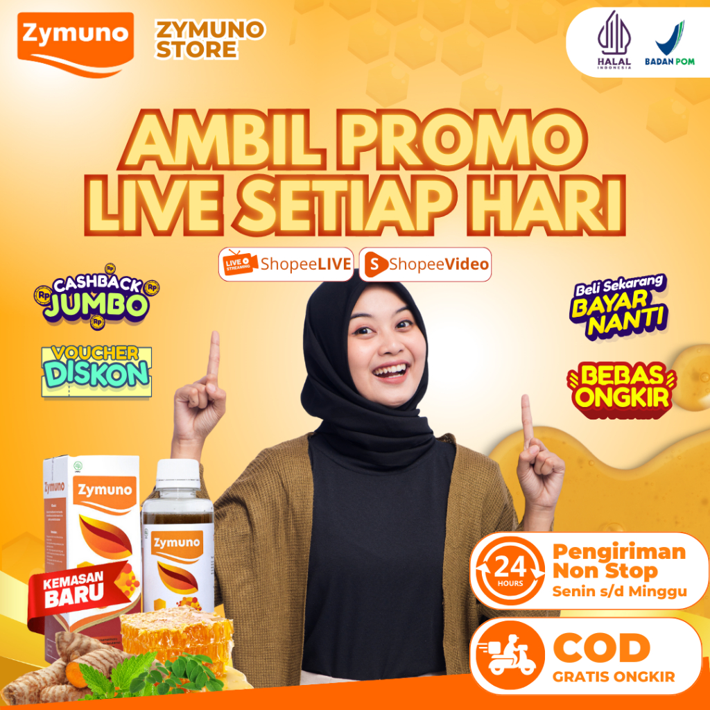 Madu Zymuno Herbal Alami Atasi Keputihan Haid Tidak Lancar Tingkatkan Daya Tahan Tubuh 100% ORI