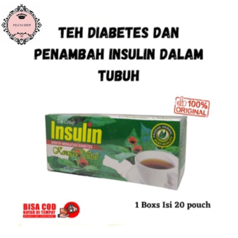 

Teh celup insulin kencono sari