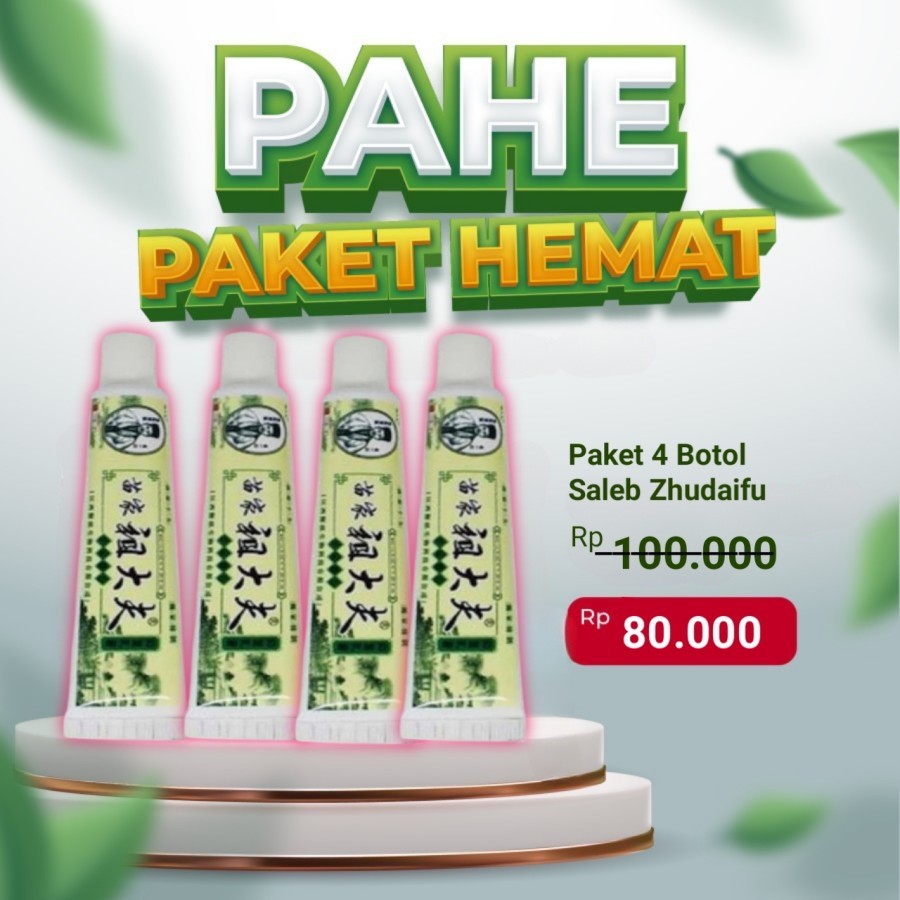 Paket Promo 4 Pcs Saleb Gatal Obat Kulit Eksim Kering Saleb China Lebih Hemat