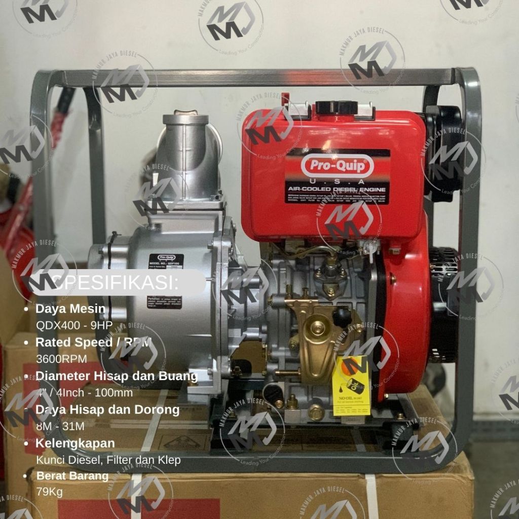 Pompa Alkon Solar Pro-Quip USA QDP50/QDP80/QDP100 - 2/3/4Inch