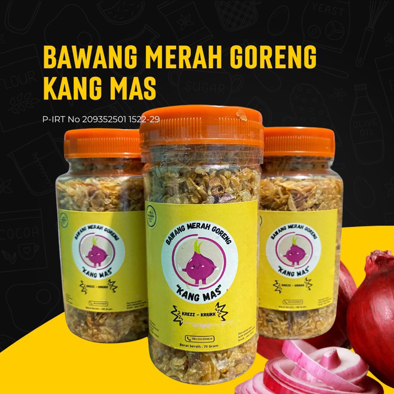 

Bawang Merah Goreng KANG MAS ~ 70 Gram