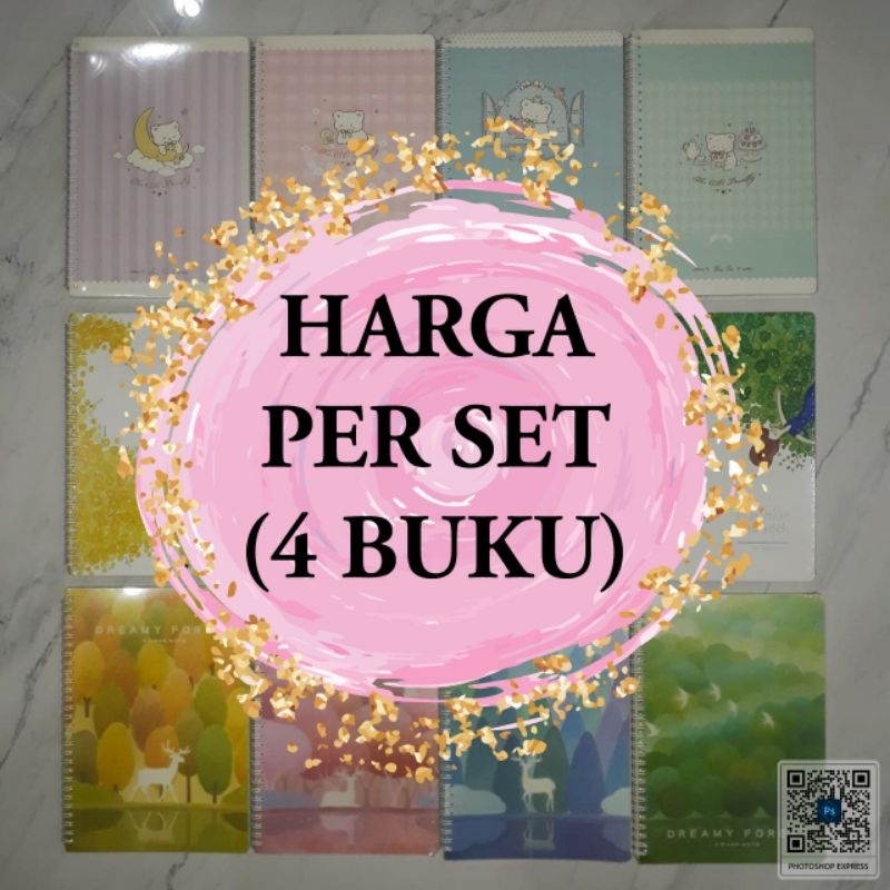 

Buku Tulis Bergaris, B5, Jilid Spiral, Spiral Ruled Notebook, Limited Edition. Joytop & Languo. Part 2.