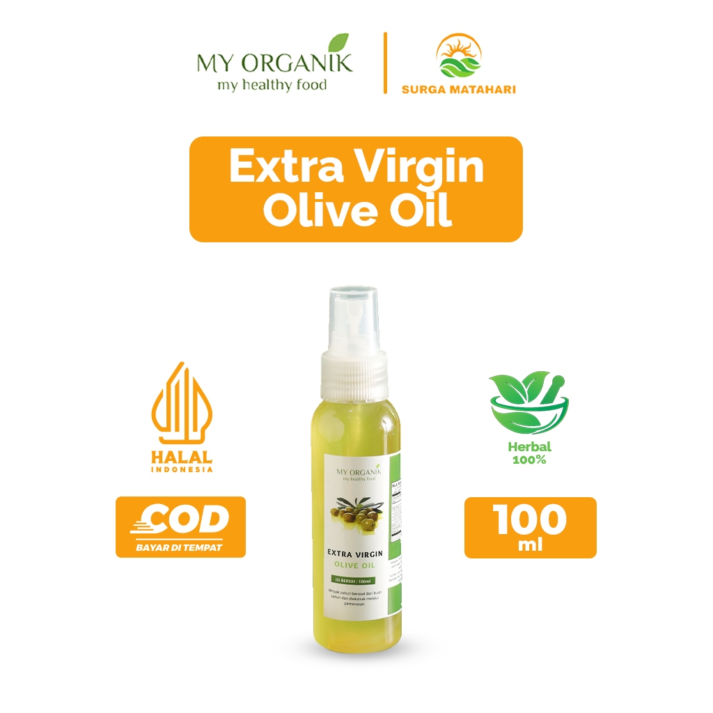 

My Organik Extra Virgin Olive Oil Minyak Zaitun Murni Organic Premium Murni Asli 100% EVOO Kesehatan dan Kecantikan