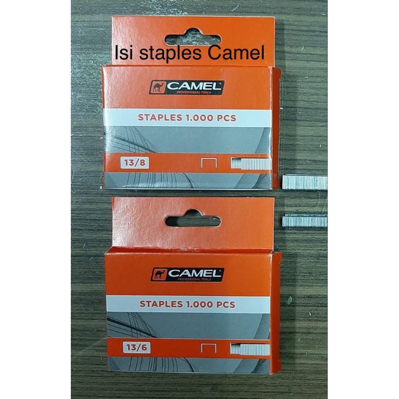 

isi staples 13/8 camel