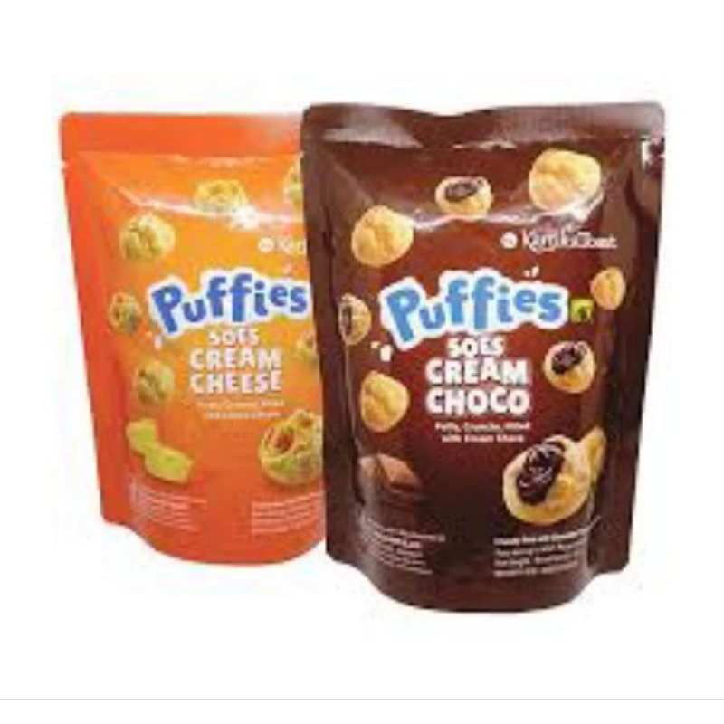 

Puffies Soes Cream Cheese /Coklat 33gr