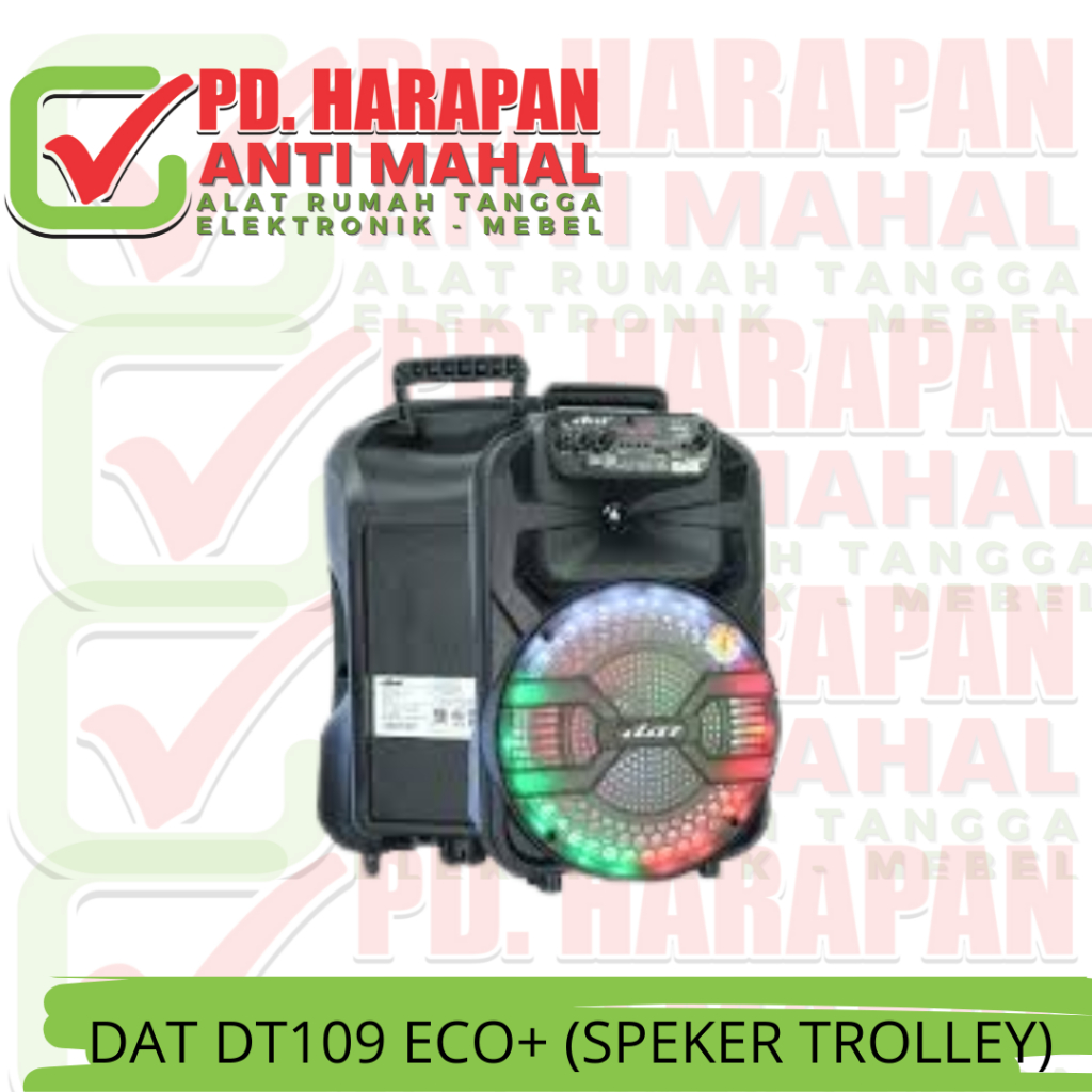 DAT DT109 ECO+ (SPEKER TROLLEY)/SPEAKER PORTABLE/SPEAKER MEETING/SPEAKER 10INCH