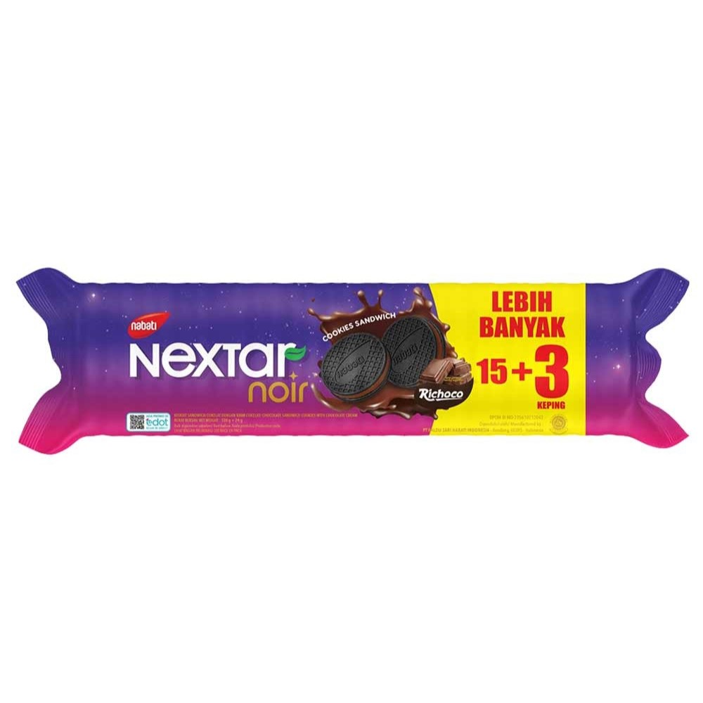 

Biskuit Nextar Noir Chocolate Sandwich 144 gram