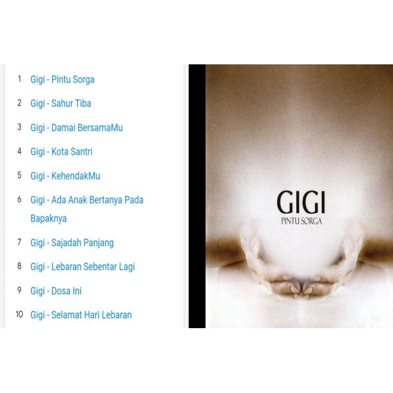 cd gigi pintu sorga album 2006