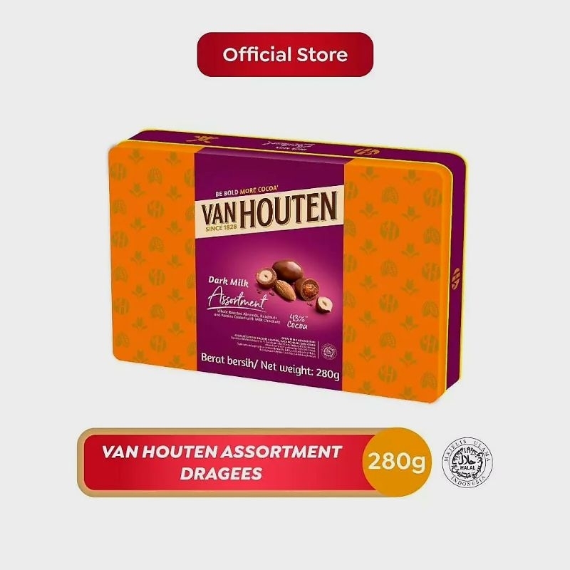 

Van Houten box Almond dragees 280gr Van Houten box Assortmen280gr