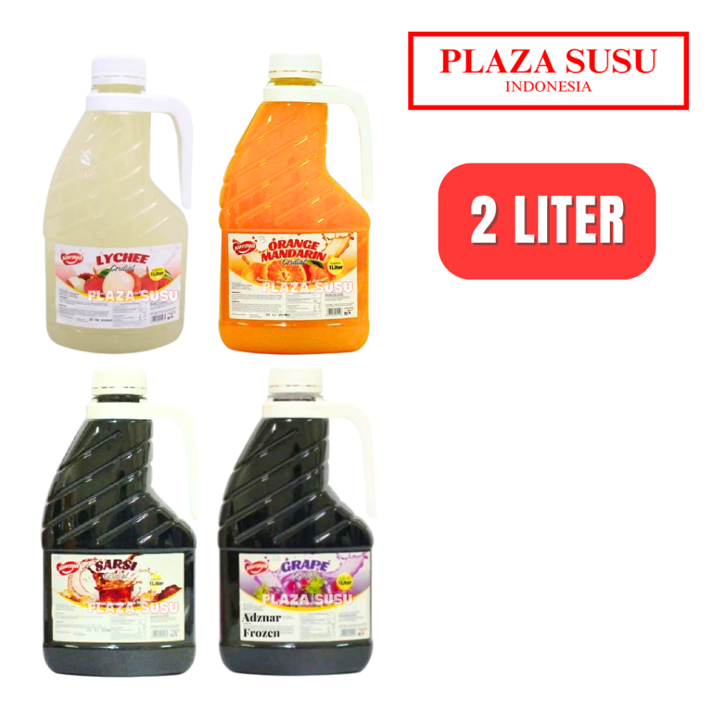 

NARAYA CORDIAL SIRUP SYRUP GRAPE/ORANGE/LYCHEE/SARSI/ANGGUR KONSENTRAT JERUK 2L 2 LITER 2000ML