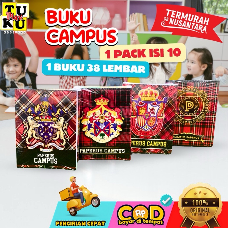 

Buku tulis campus 38 lembar 1 pack isi 1 pcs KODE Q3R5