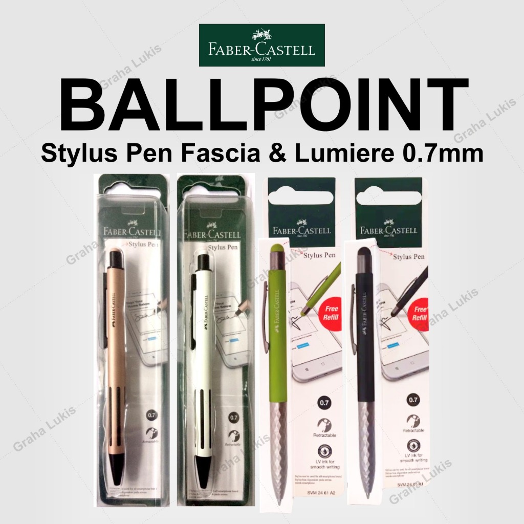 

Faber Castell Ballpoint Stylus Pen Fascia / Lumiere - Stylus 2 in 1