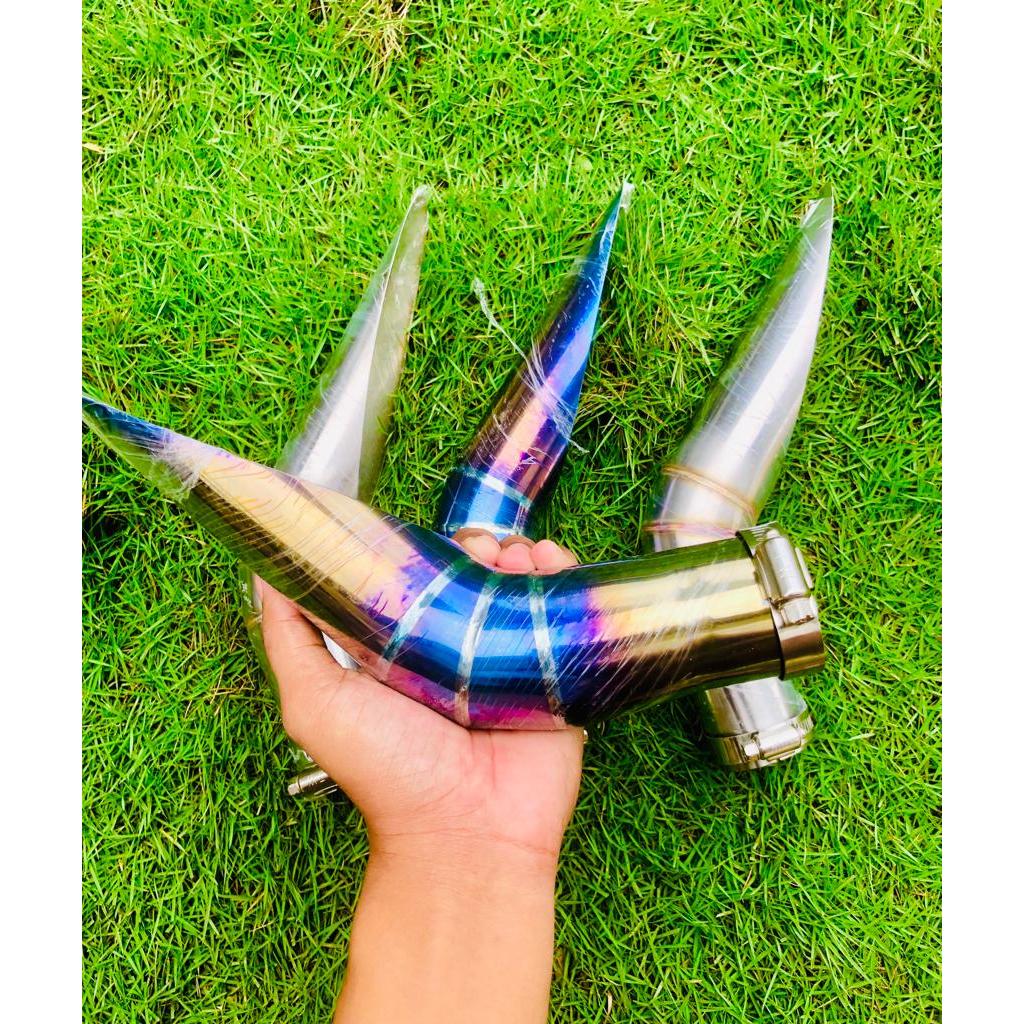 Corong knalpot traktor kubota warna