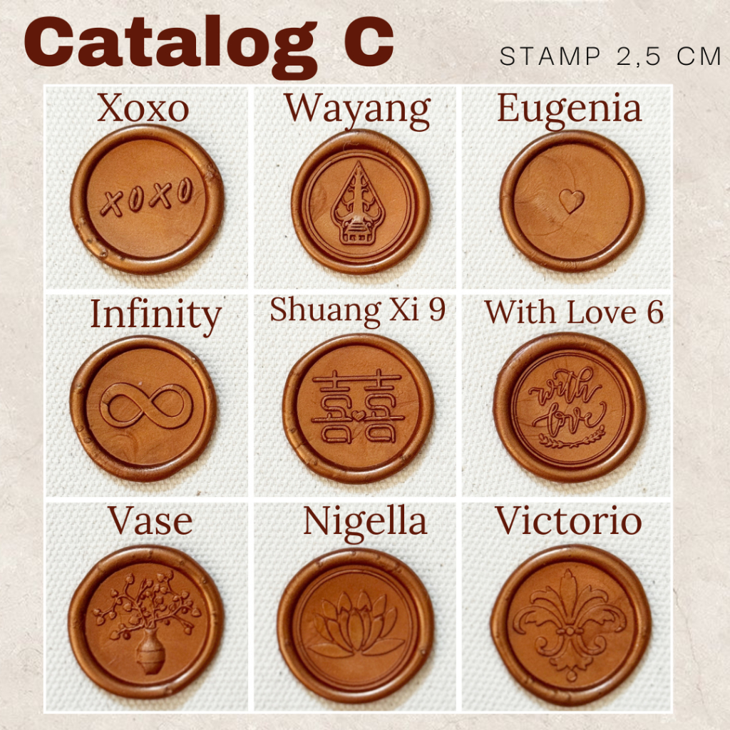 

CATALOG ALPHABET C - 1 PCS Wax Seal Vintage Segel Undangan DIY Souvenir calligraphy pernikahan Segel lilin undangan instan vintage Wax Sealing