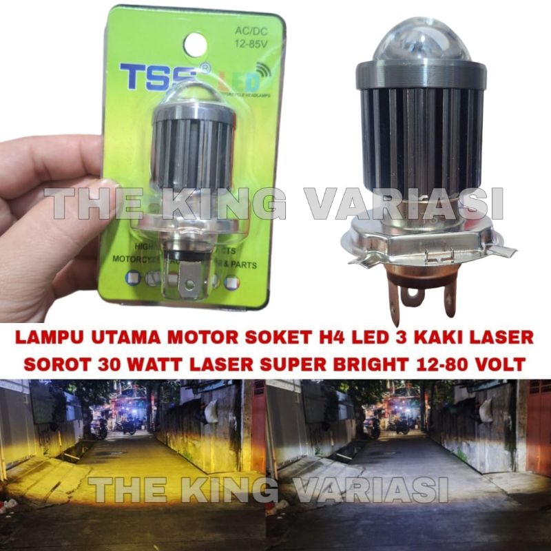 BOHLAM H4 LASER LED HEADLAMP H4 SUPER LED LASER/LAMPU DEPAN H4 LED/LED SUPERSONIC H4 BEST QUALITY