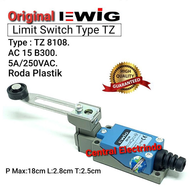 KODE P3H2 Limit Switch EWIG TZ818 Roda Plastik