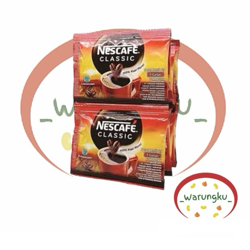 

NESCAFE Classic - 1 RENCENG 10pcs x 2gr Kopi Bubuk Dalgona