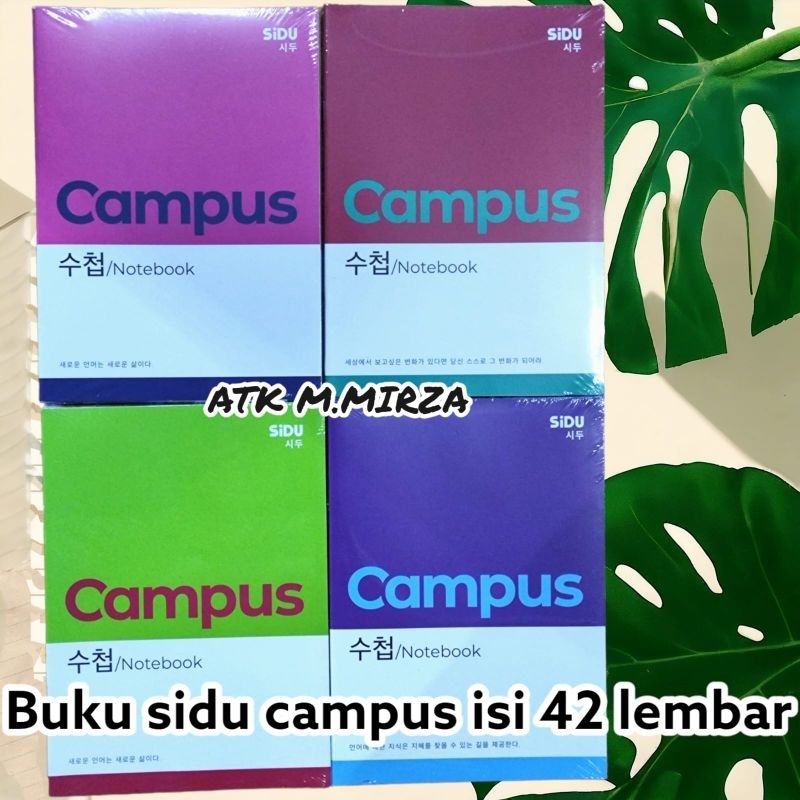 

Buku Sidu Campus ukuran boxy 42 lembar/pak (5 buku)