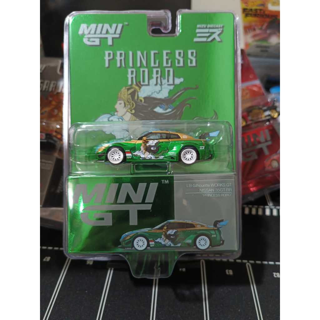 Mini GT LB Silhouette Works GT Nissan 35 GT RR R35 Princess Roro