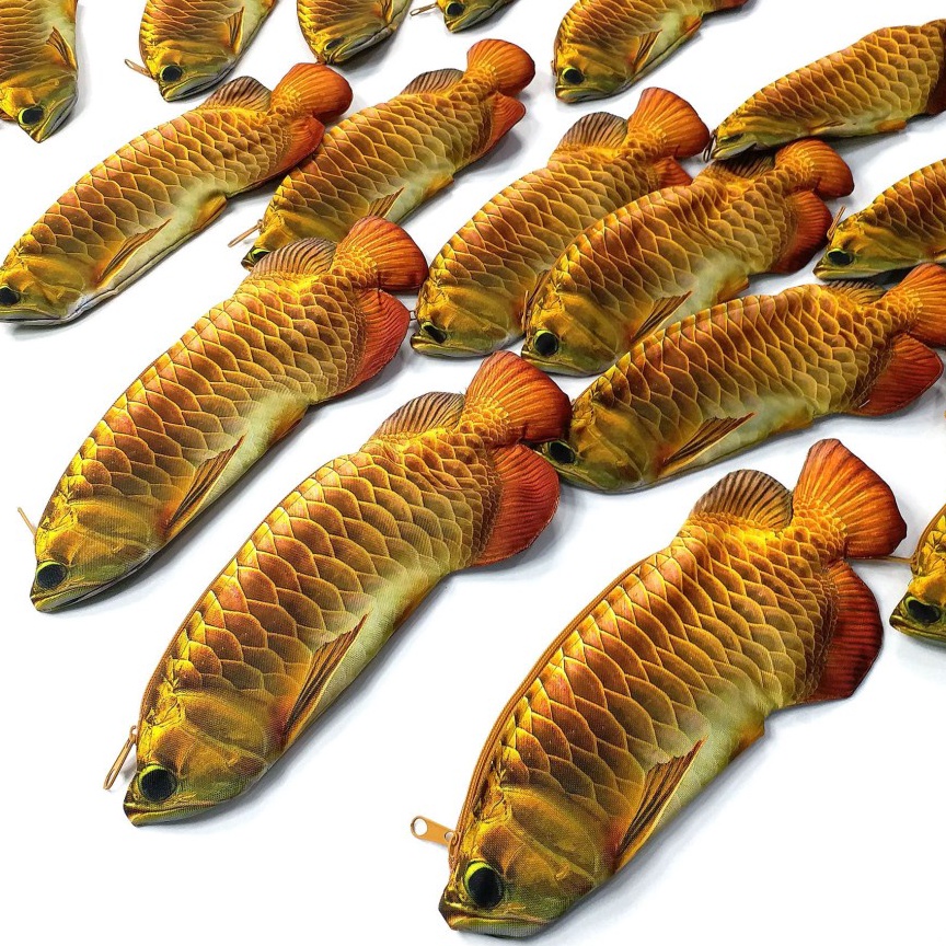 

Pouch atau kotak pencil Ikan Arowana favorit penggemar Ikan Hias Arwana KODE N8S7