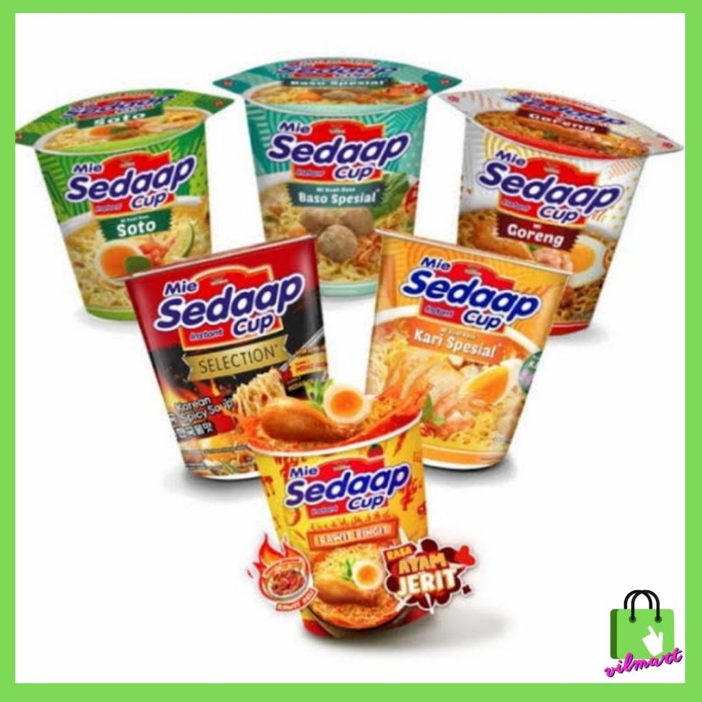 

Mie Sedaap Cup All Varian 75gr