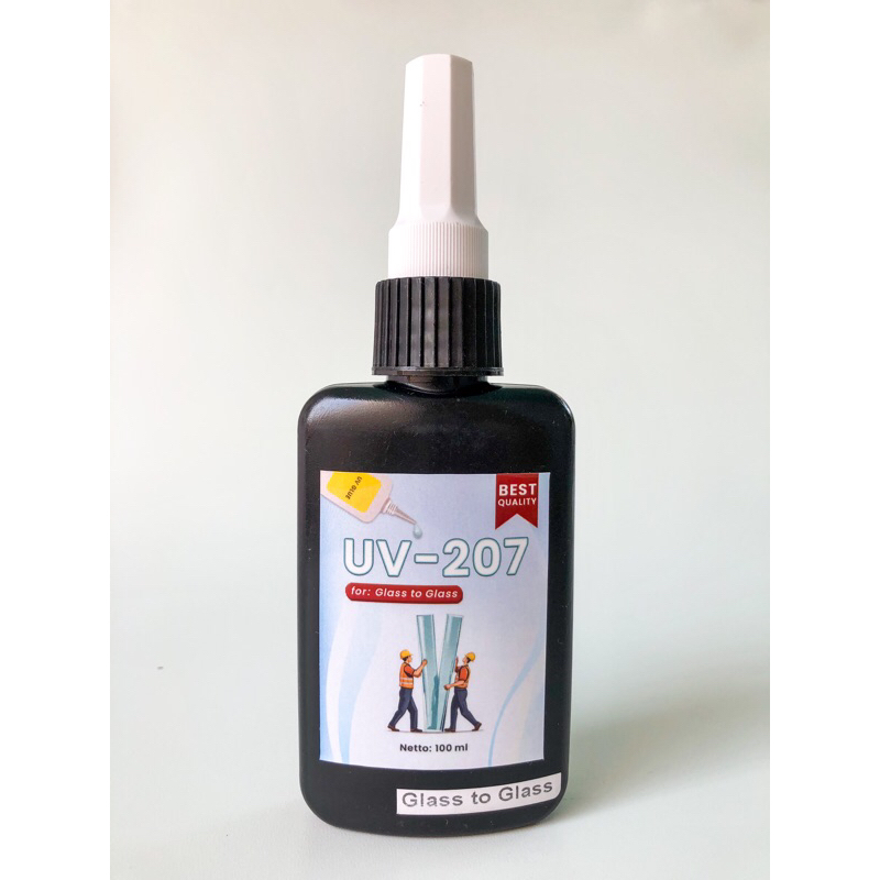 LEM UV-207 | Lem Kaca Kaca | UV Glue Glass To Glass | 100 ml