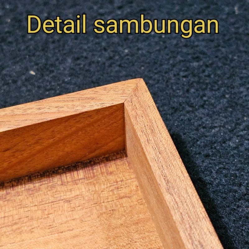 

HJK Kotak kayu serbaguna tempat pulpen ballpoint pensil sendok wood organizer 100% kayu solid