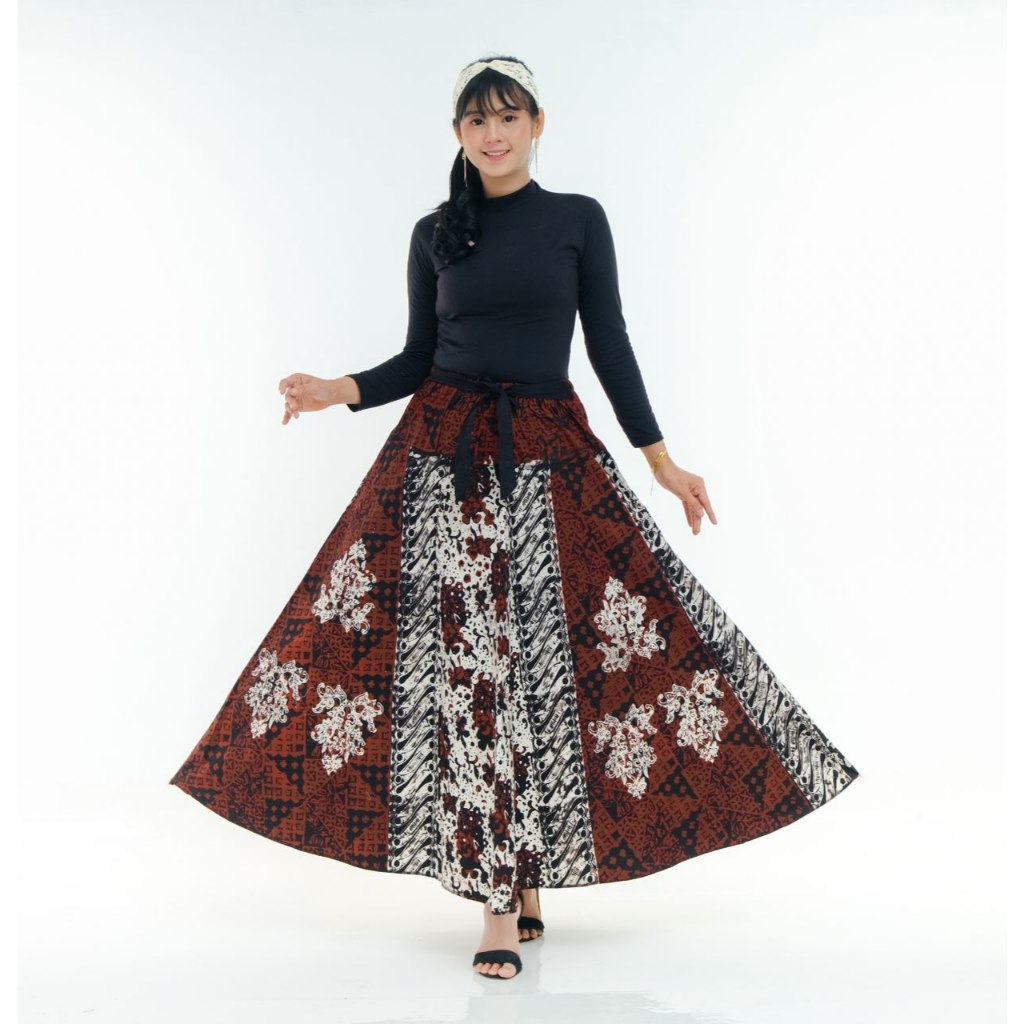 ROK BATIK PAYUNG JUMBO DEWASA PANJANG LEBAR BATIK CAP PREMIUM