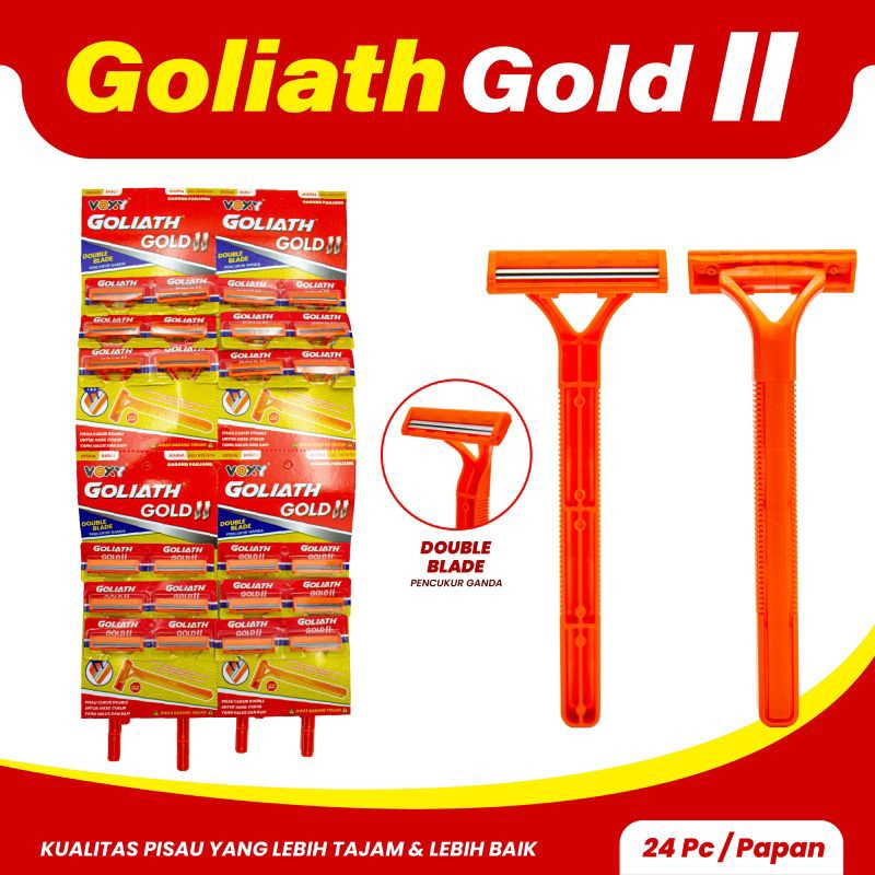 alat cukur pisau 2 VOXY Oren/Goliath Gold II