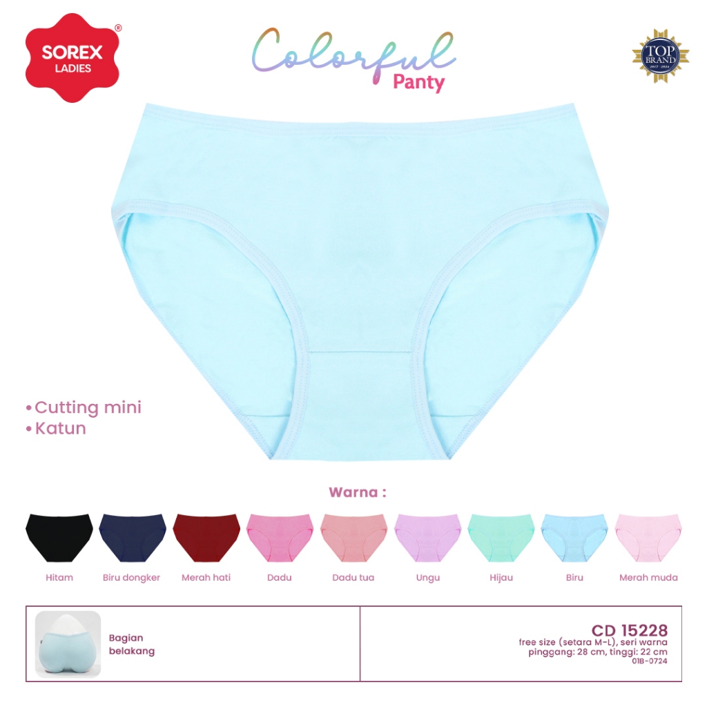 SOREX CD 15228 COLORFUL PANTY - CELANA DALAM REMAJA PEREMPUAN
