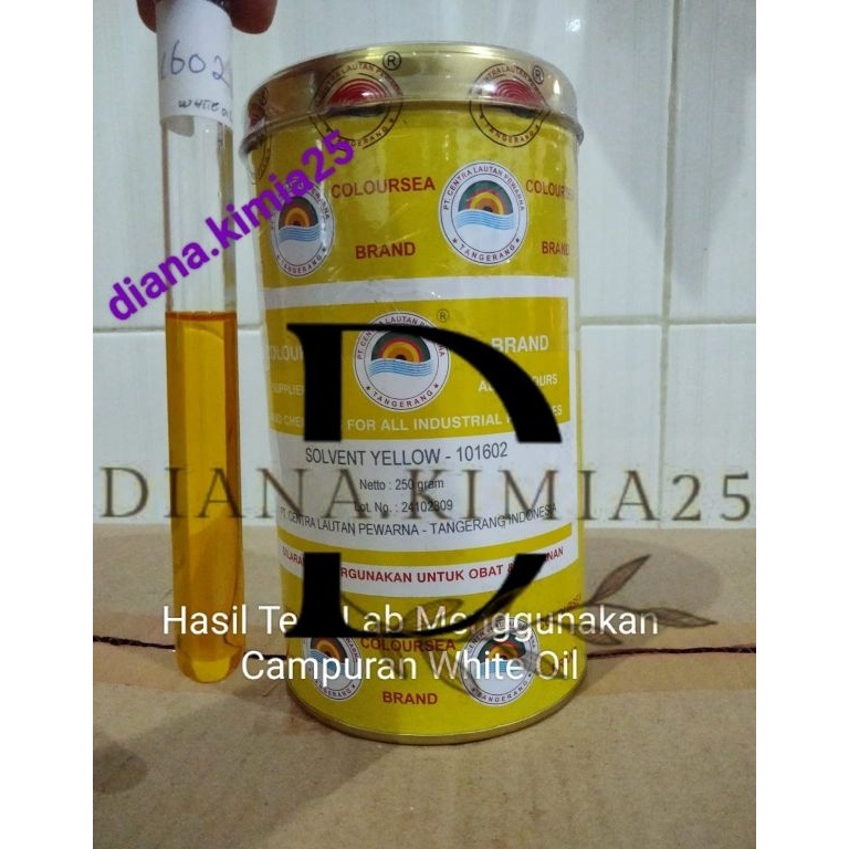 

Pewarna Minyak Coloursea Bubuk Solvent Yellow Kuning 1162 g D2Y9