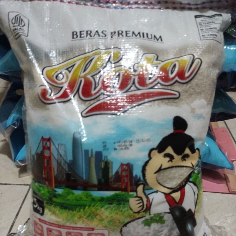 

Beras Kota Premium kemasan 5 kg