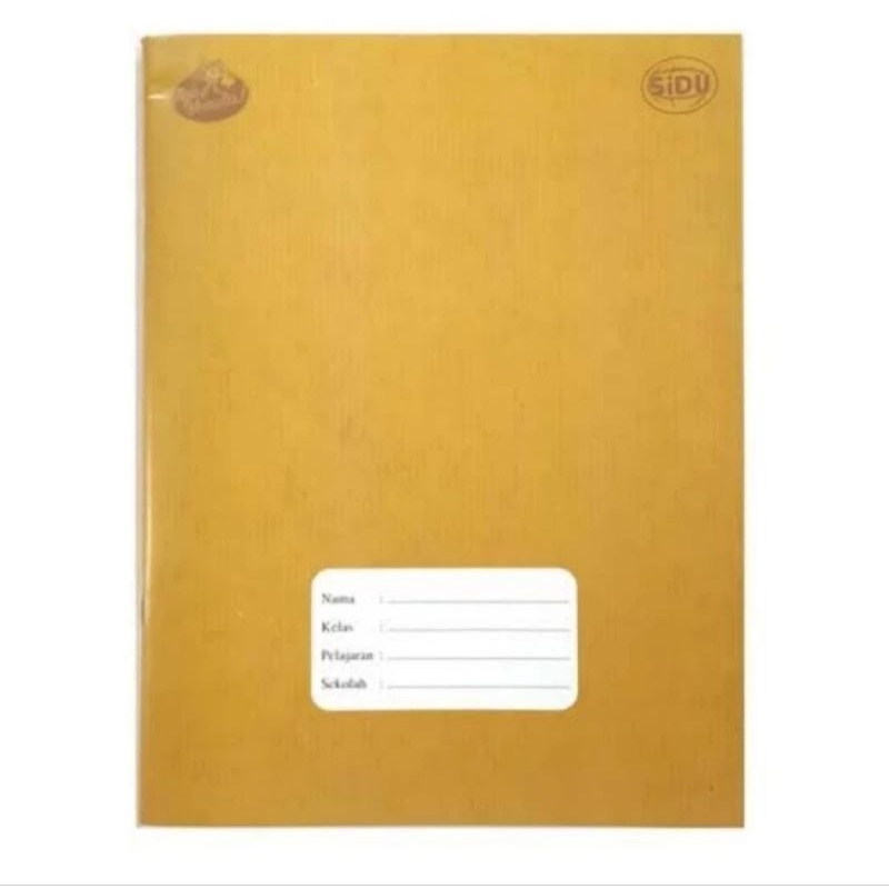 

Buku Tulis Anak Sekolah 38 Lembar/ 40 Lembar Sampul Coklat Bergaris SKOLA SiDU OKEY (10 Pcs)
