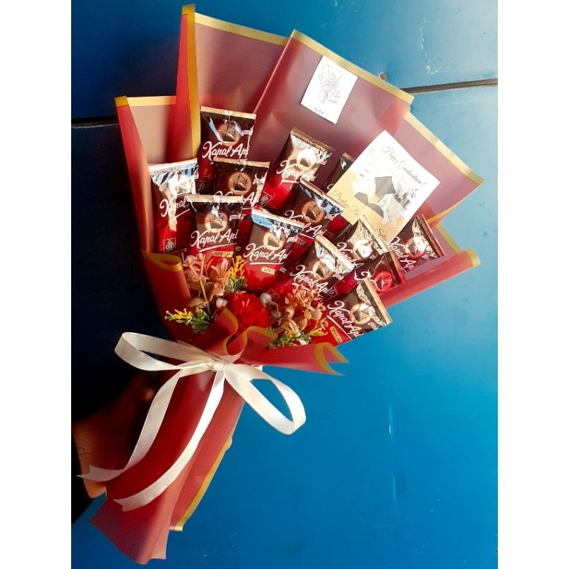 

Buket Kopi|Buket Kopi Ekonomis|Gift Wisuda|Gift Ulang Tahun