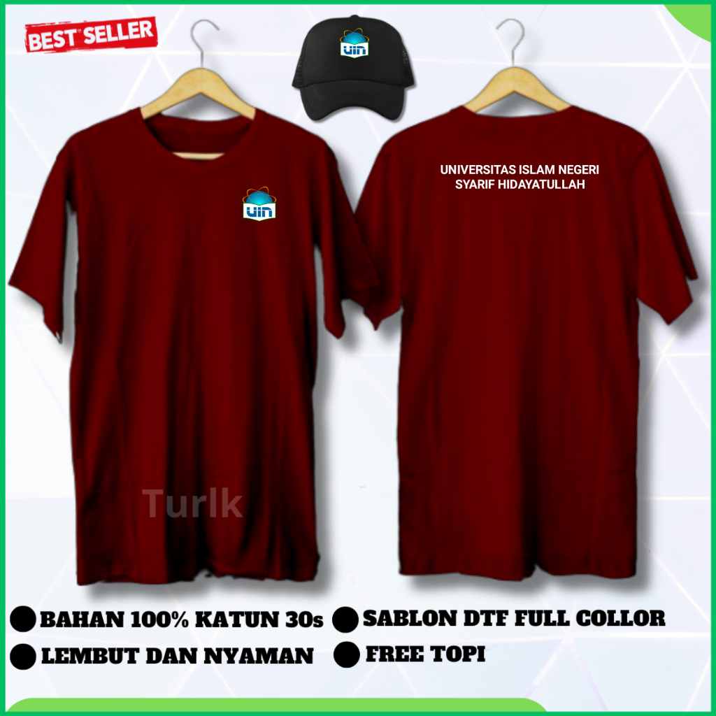 Kaos Uin Syarif Hidayatullah Kaos Tshirt Uin Syarif Hidayatullah